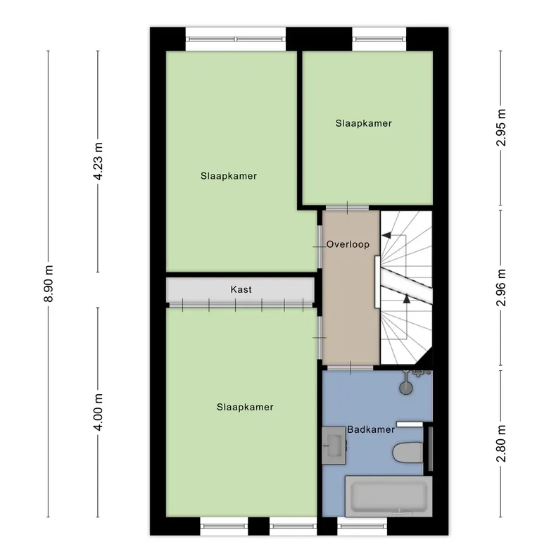 Plattegrond 3 van Bregweitje 9