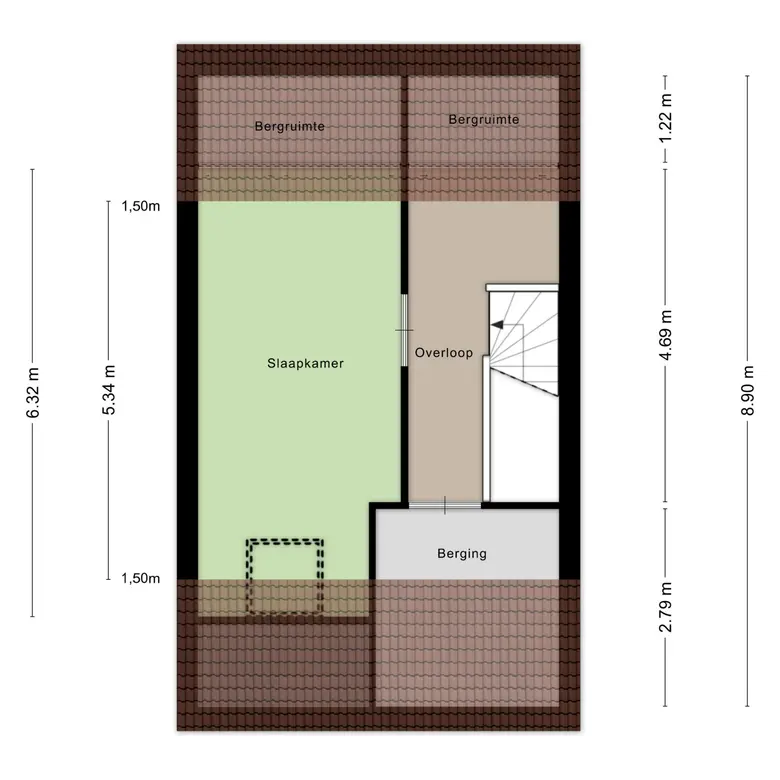 Plattegrond 4 van Bregweitje 9