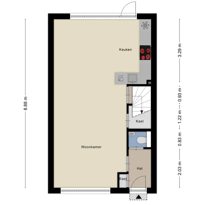 Plattegrond 1 van Watersnip 99