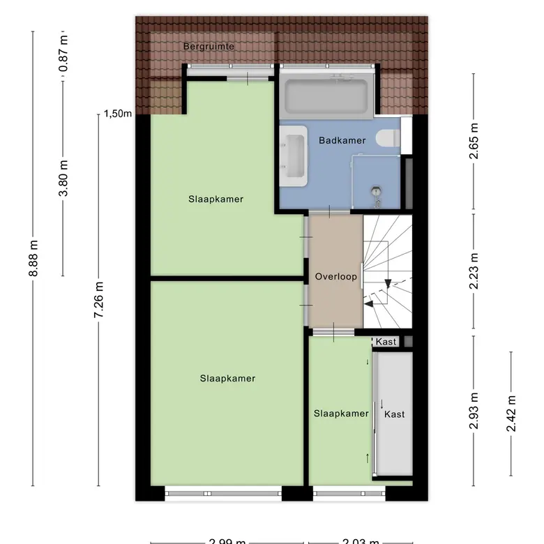 Plattegrond 2 van Watersnip 99