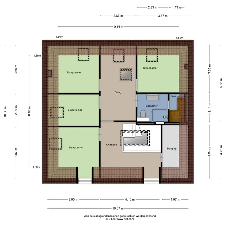 Plattegrond 4 van Vierhuysen 6