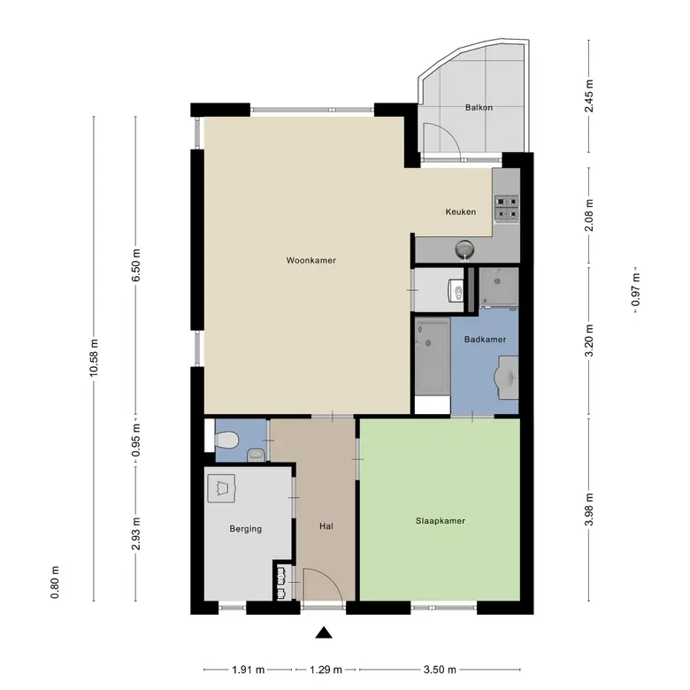 Plattegrond 1 van Kooglaan 175