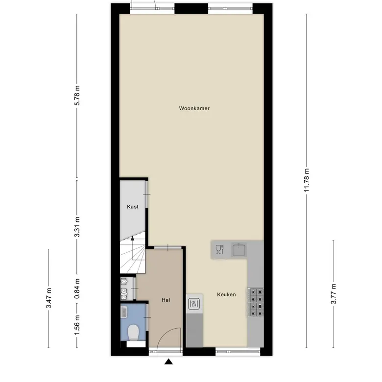 Plattegrond 2 van De Melksuiker 95