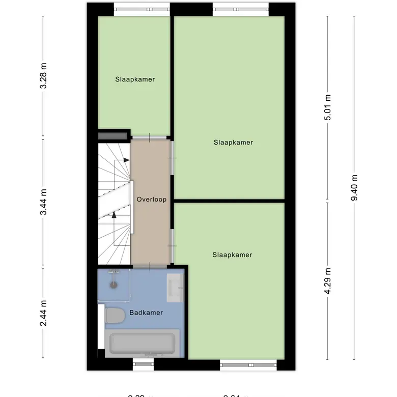 Plattegrond 3 van De Melksuiker 95