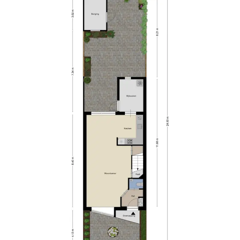 Plattegrond 1 van Pinksterbloempad 5