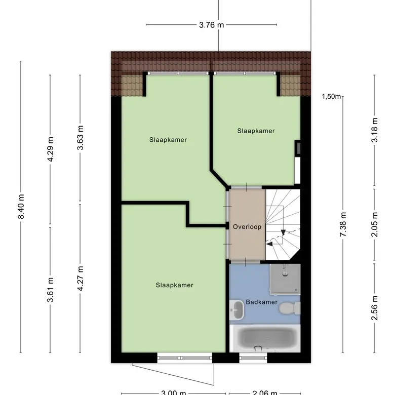 Plattegrond 3 van Pinksterbloempad 5