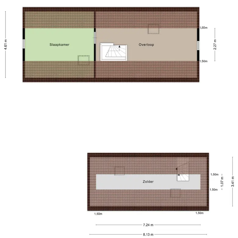 Plattegrond 4 van Klein Dorregeest 7b
