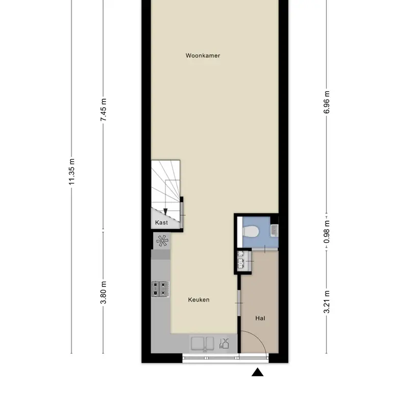 Plattegrond 2 van Dwergvinvisstraat 86