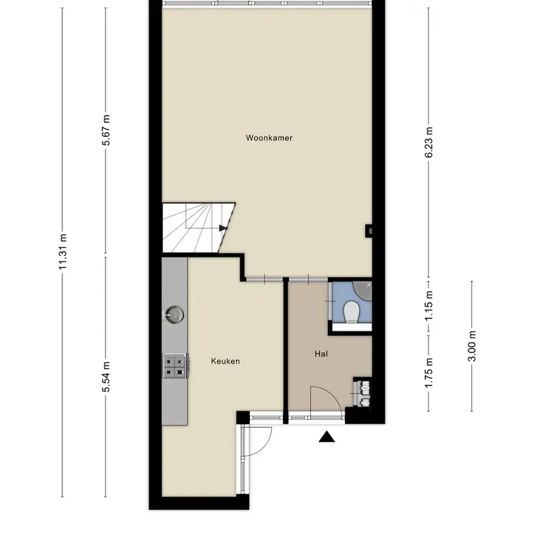 Plattegrond 2 van Kooglaan 19