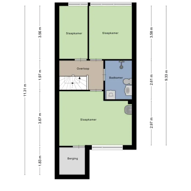 Plattegrond 3 van Kooglaan 19
