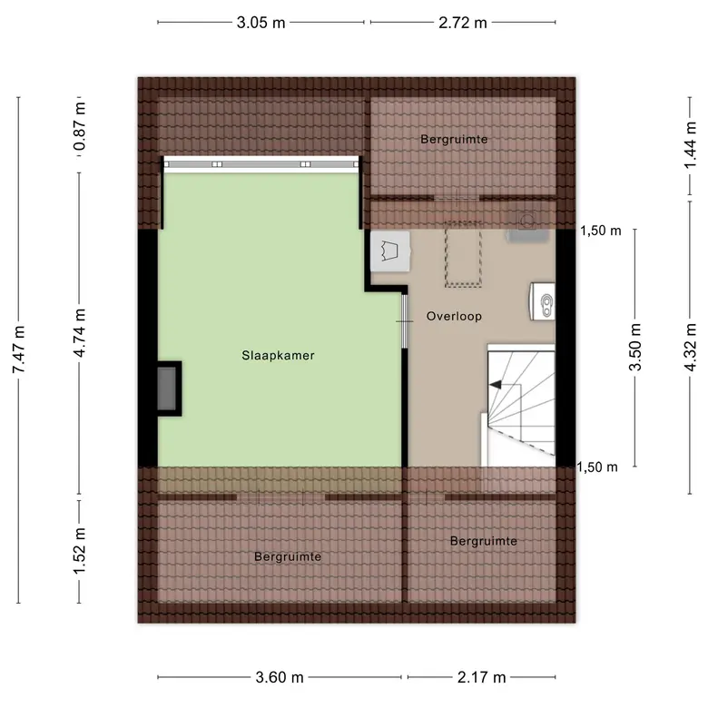 Plattegrond 4 van Wethouder Twaalfhovenstraat 36