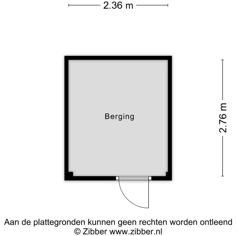 Plattegrond 5 van Dokter Brugmanstraat 118