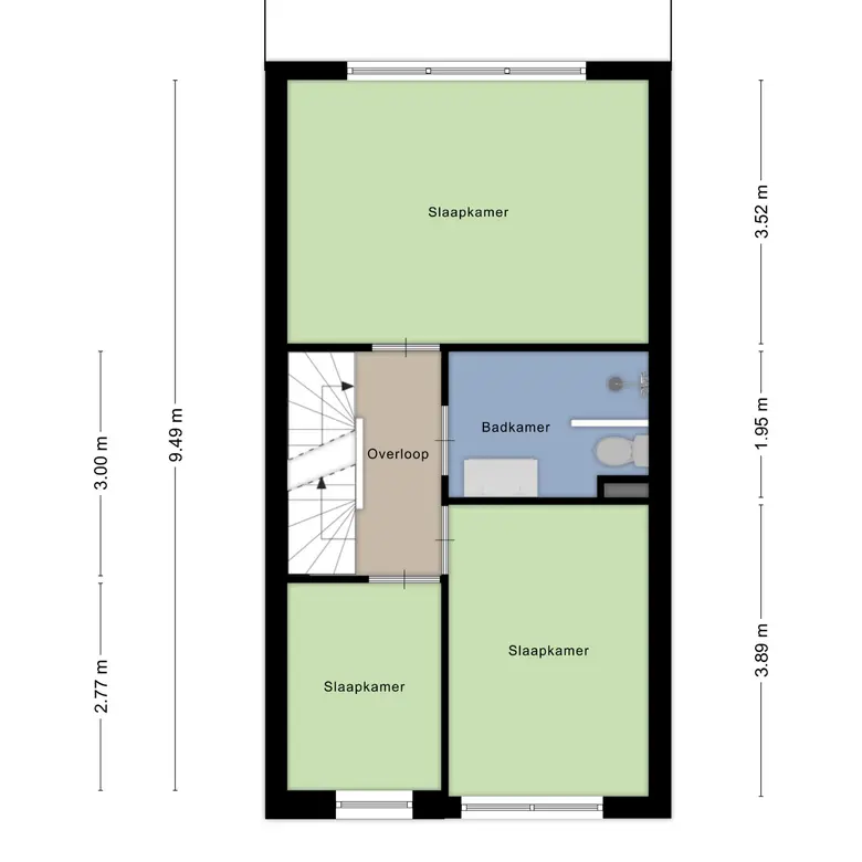 Plattegrond 3 van Kruiskamplaan 54