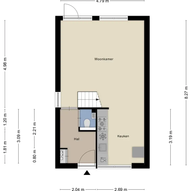 Plattegrond 2 van De Spin 32