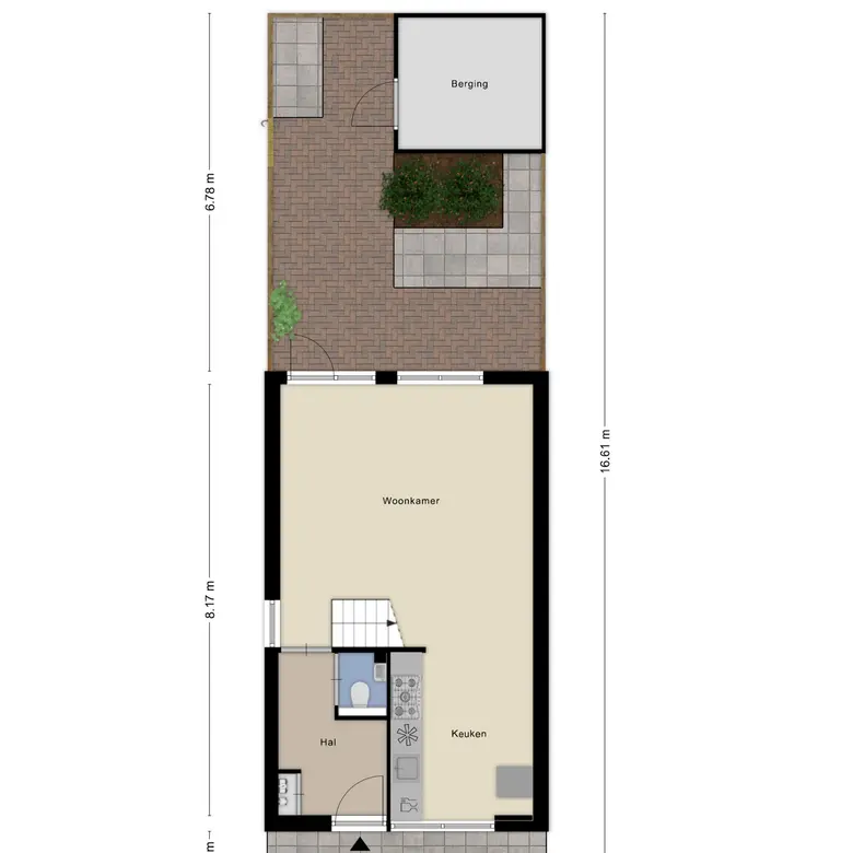 Plattegrond 1 van De Spin 32