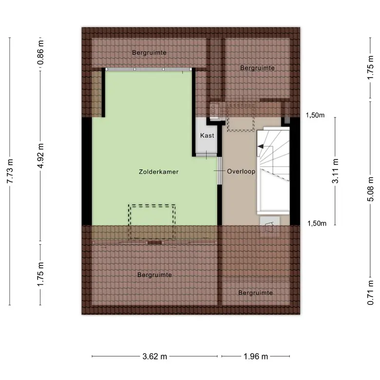 Plattegrond 4 van Kooglaan 119
