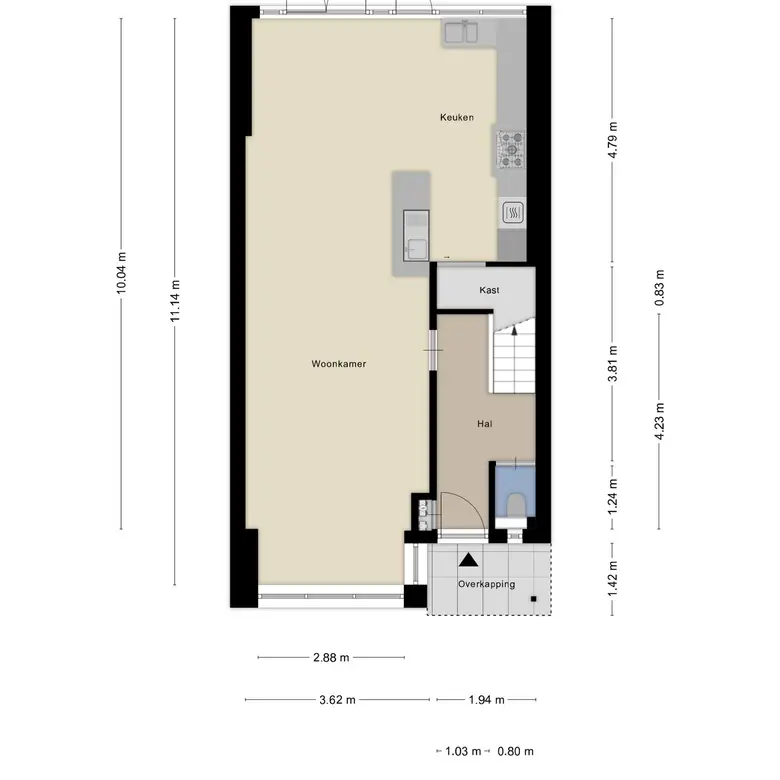 Plattegrond 2 van Kooglaan 119