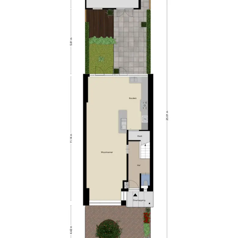 Plattegrond 1 van Kooglaan 119