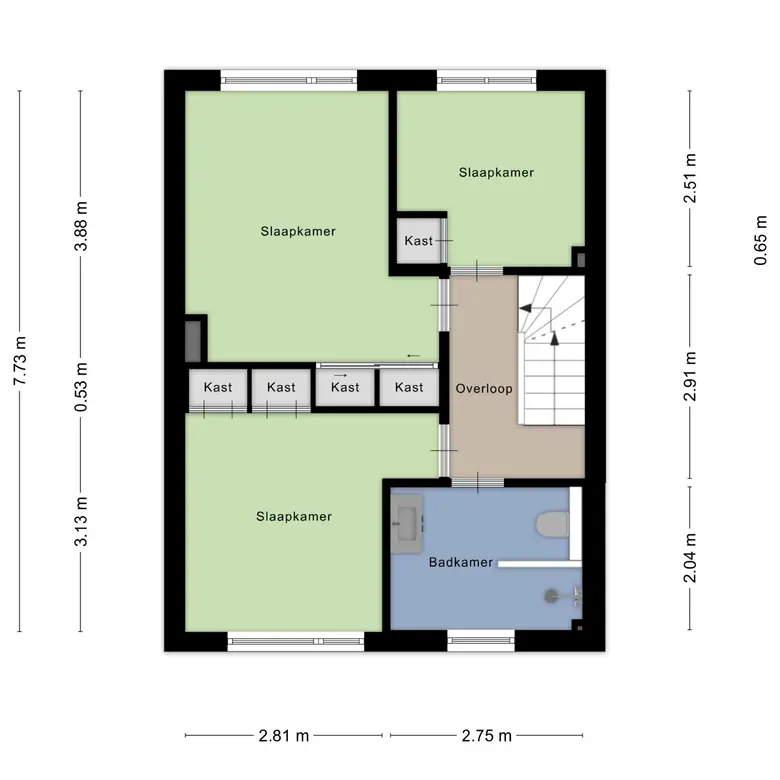 Plattegrond 3 van Kooglaan 119