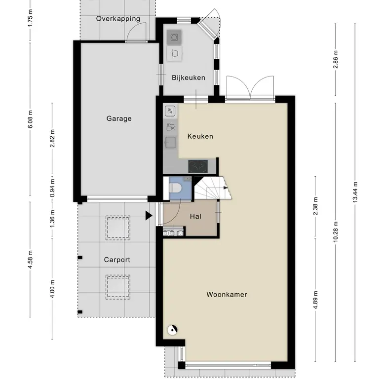 Plattegrond 2 van De Waterdief 46