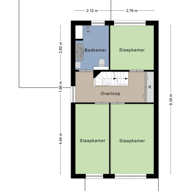 Plattegrond 3 van De Waterdief 46