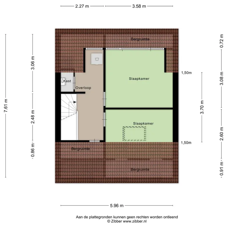 Plattegrond 4 van Burgemeester Verstegenstraat 13