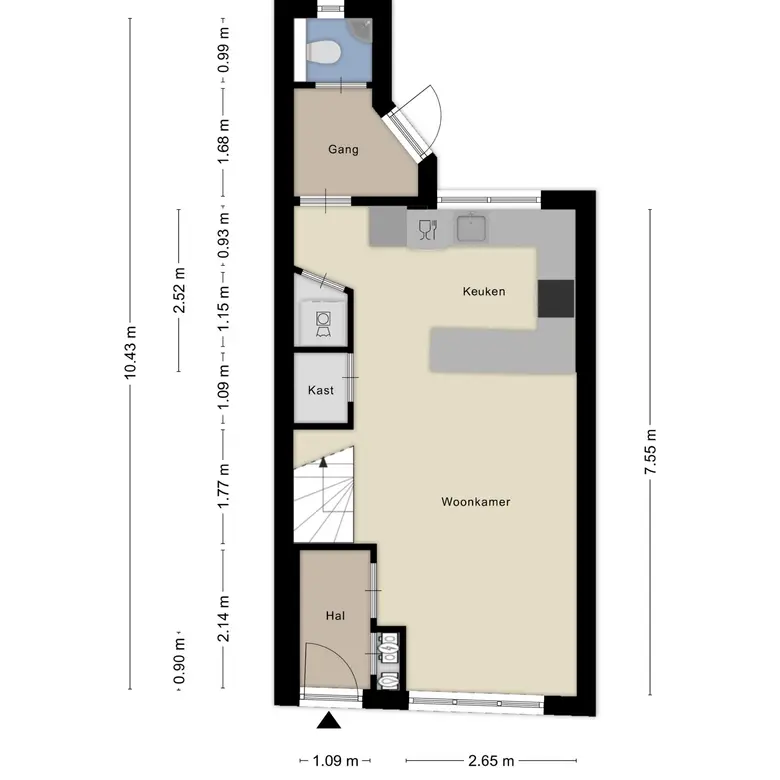 Plattegrond 2 van Hoorne 28