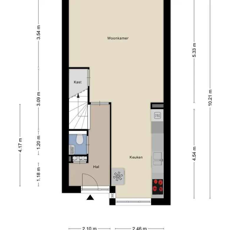 Plattegrond 2 van Kruiskamplaan 96