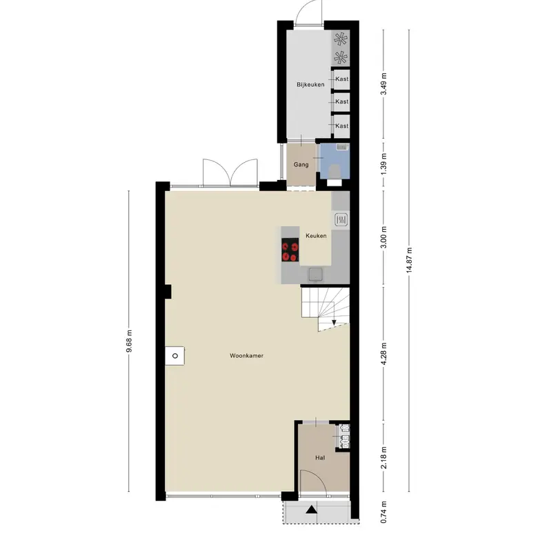 Plattegrond 2 van Simon Pauwelslaan 19