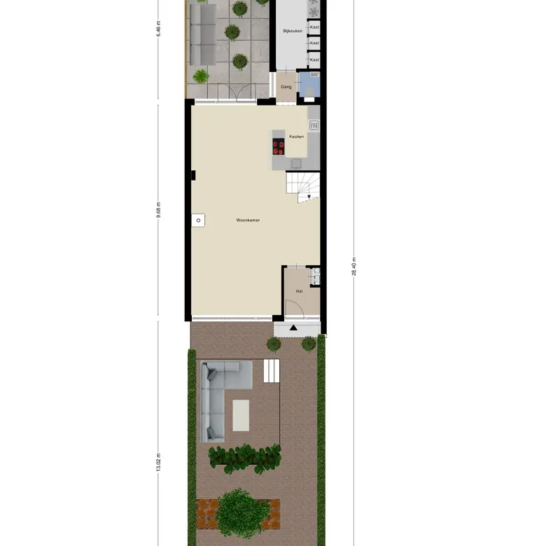 Plattegrond 1 van Simon Pauwelslaan 19