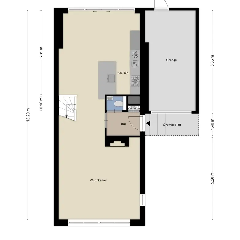 Plattegrond 2 van Kruiskamplaan 24
