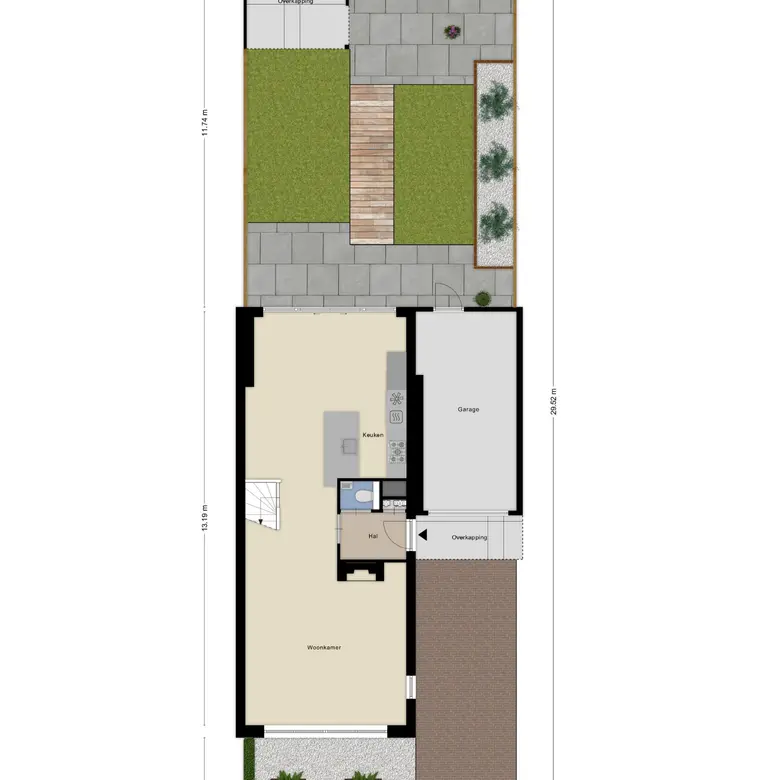 Plattegrond 1 van Kruiskamplaan 24