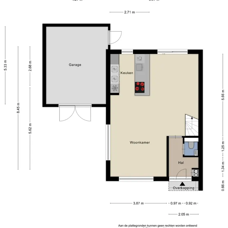Plattegrond 2 van Burgemeester van Roosmalenstraat 33