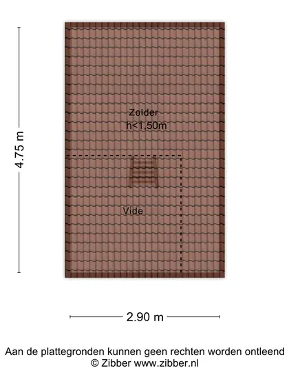 Plattegrond 4 van Rozenlaan 3