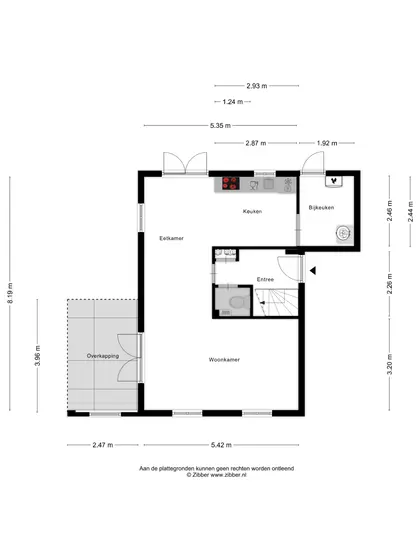 Plattegrond 1 van Strandpaal 9