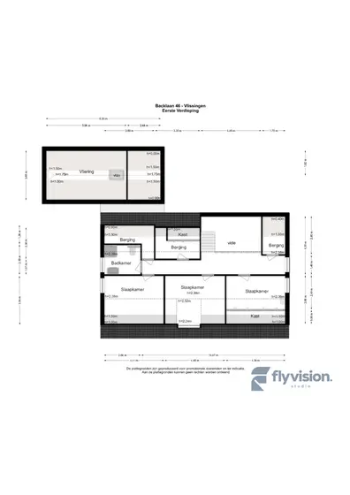 Plattegrond 6 van Bachlaan 46