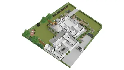 Plattegrond 10 van Bachlaan 46