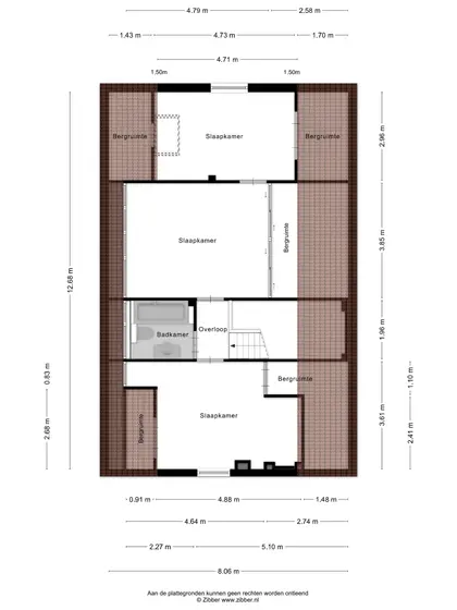Plattegrond 2 van Parkweg 26