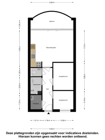 Plattegrond 1 van Schelpweg 2420