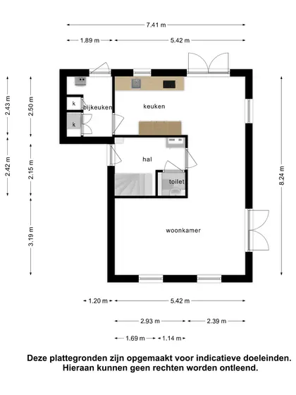 Plattegrond 1 van Eb en Vloed 28