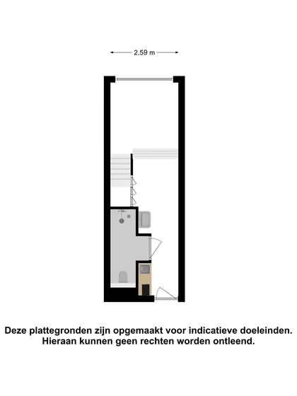 Plattegrond 1 van Hotel De Timmerfabriek suite 120 