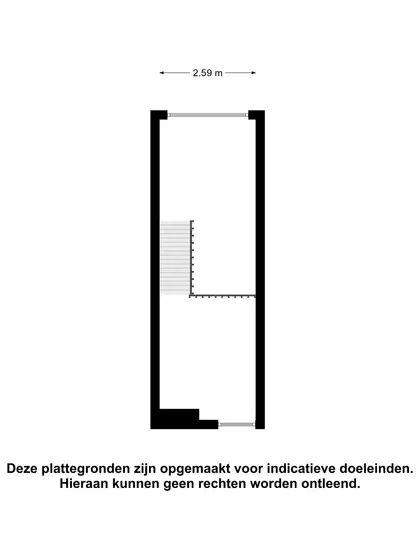 Plattegrond 2 van Hotel De Timmerfabriek suite 120 