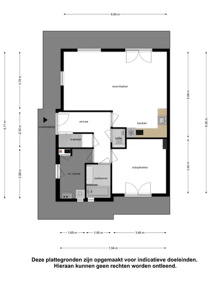 Plattegrond 1 van Golfbreker 6