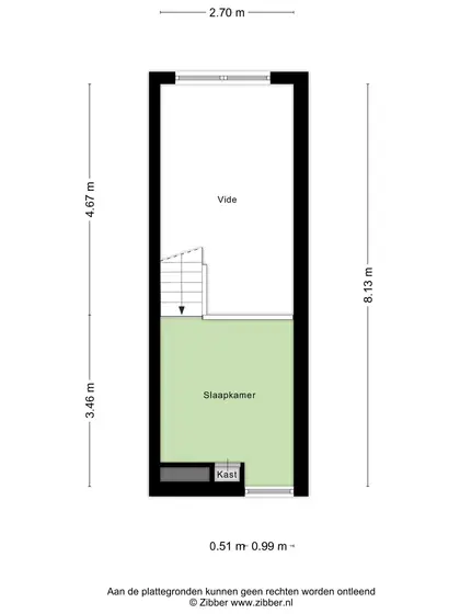 Plattegrond 2 van Hotel De Timmerfabriek suite 123 