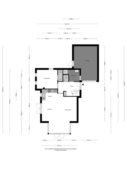 Plattegrond 1 van Zandplaat 25