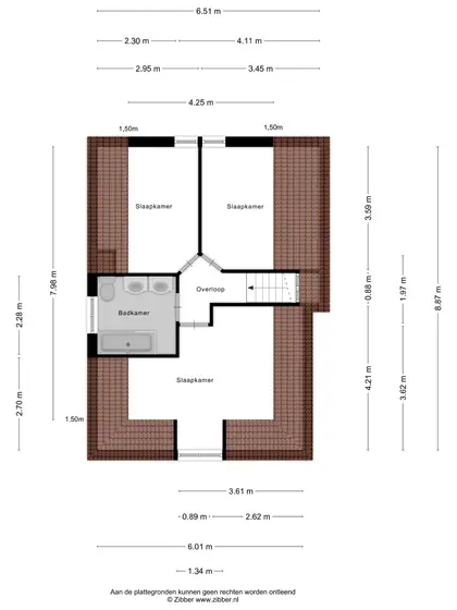 Plattegrond 2 van Zandplaat 25