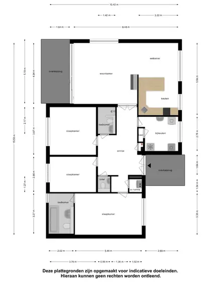 Plattegrond 2 van Prinsepark 2R