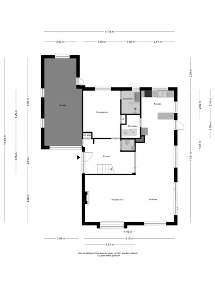 Plattegrond 1 van Margrietenlaan 22