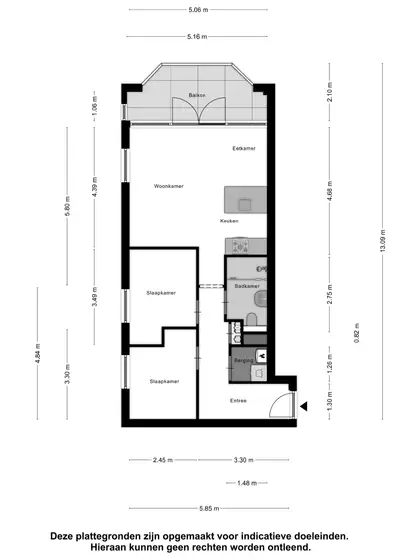 Plattegrond 1 van Schelpweg 2414