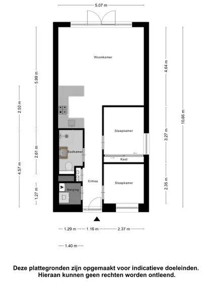 Plattegrond 1 van Schelpweg 2413
